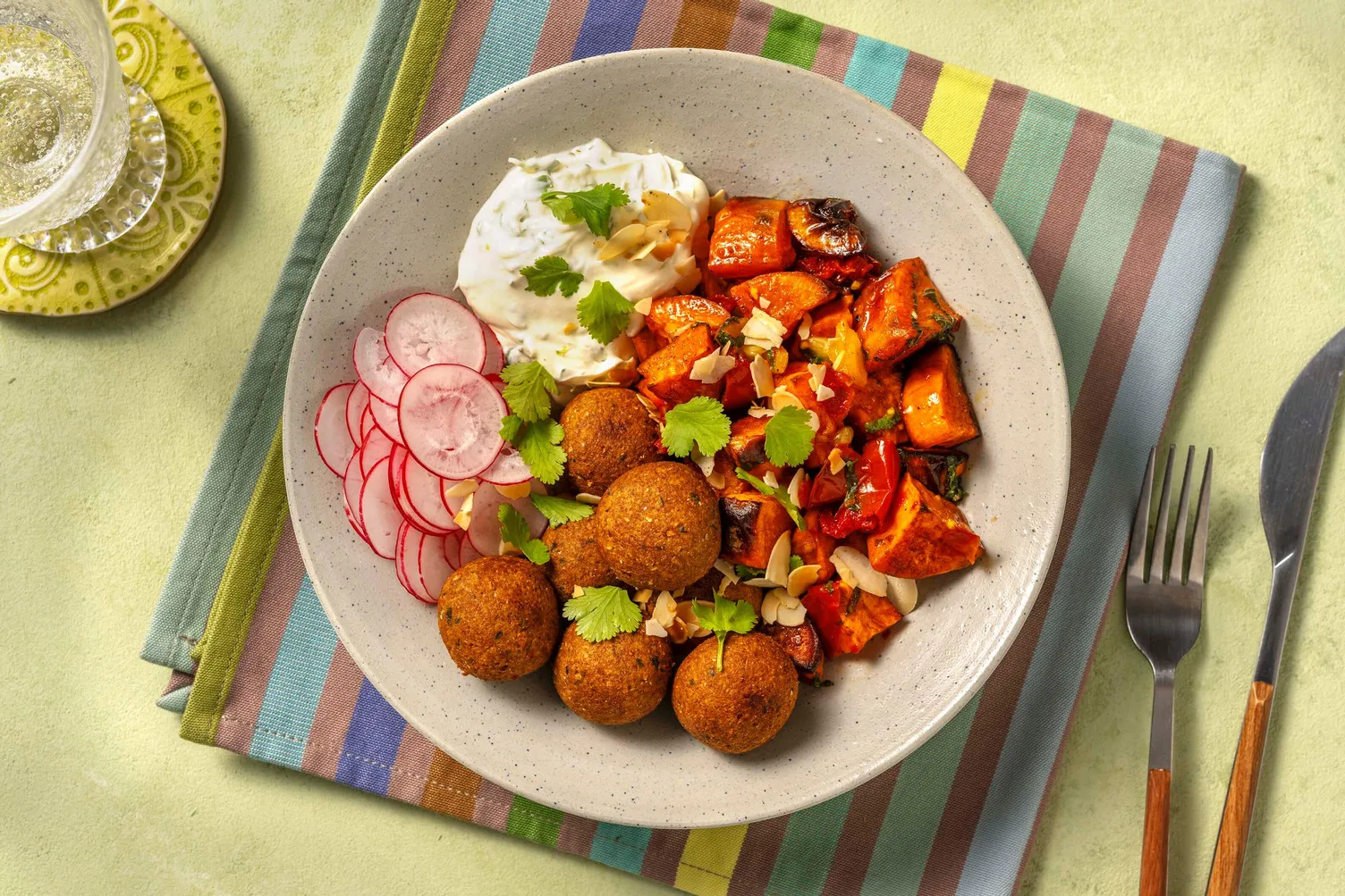 Bowl vegan coloré
