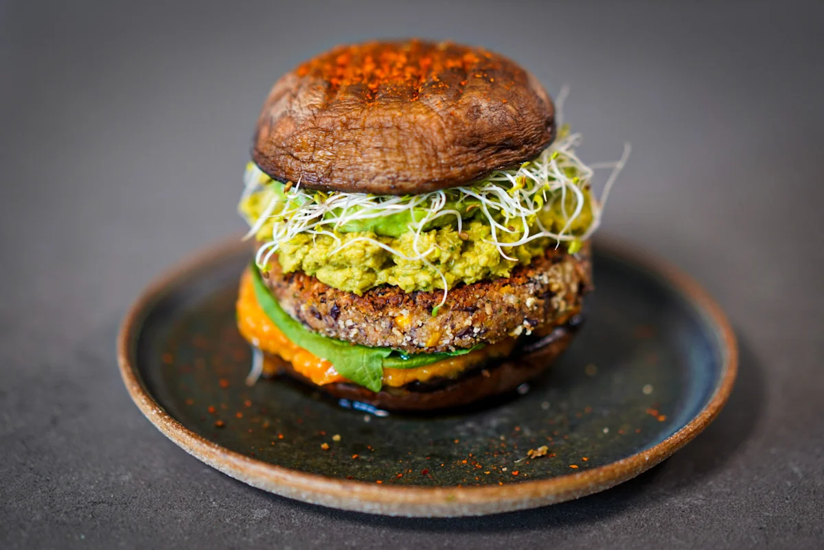 Burger "Le Green" au Steak de Haricots Noirs