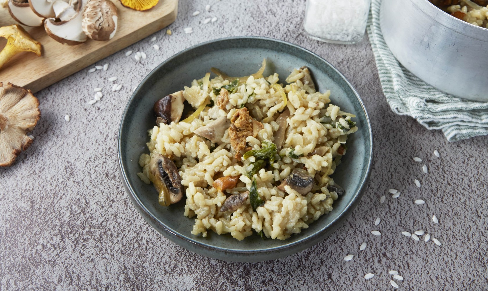 Risotto aux Champignons Sauvages