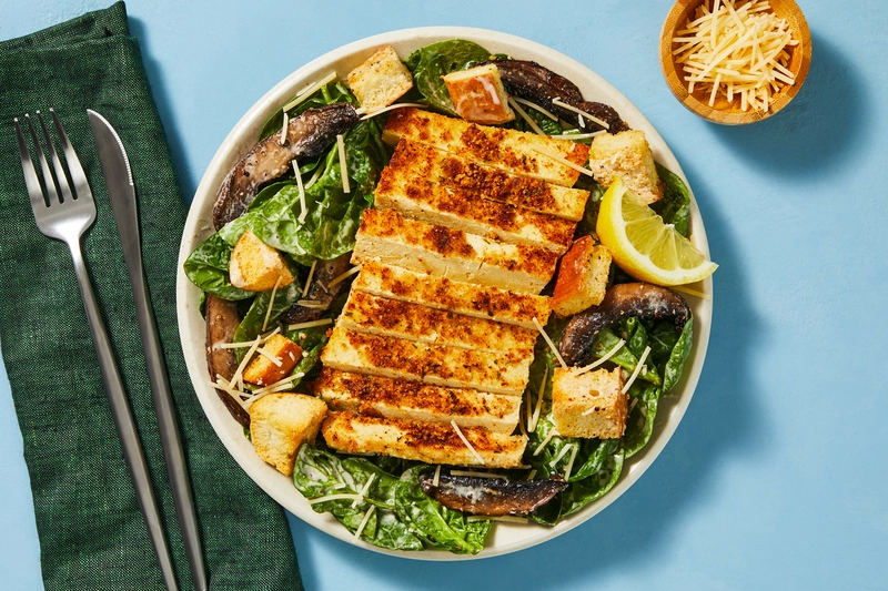 Salade César au Tofu Fumé