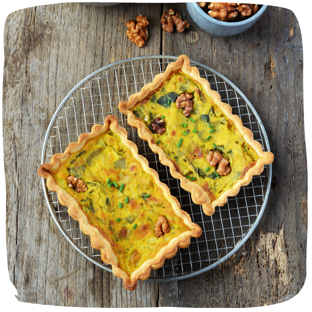 Tartelette Fine Poireaux & Tofu Soyeux